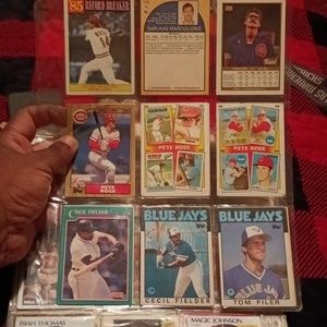 Vintage Pete rose 85 record breaking card